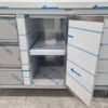 RVS Werkkast Kast Werktafel, klapdeur, 3 laden en afvalbak 140 cm Horeca - Afbeelding 7