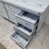 RVS Werkkast Kast Werktafel 2 klapdeuren, 3 laden en afvalbak 160 cm Horeca - Afbeelding 7