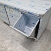 RVS Werkkast Kast Werktafel 2 klapdeuren, 3 laden en afvalbak 160 cm Horeca - Afbeelding 4