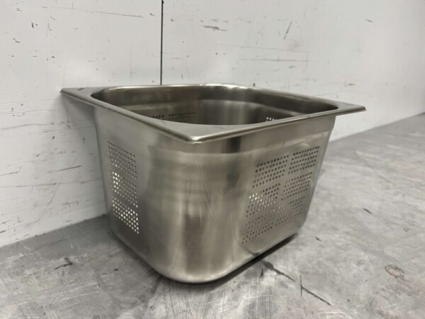 RVS Geperforeerde gastronorm bak GN bak 1/2 Diepte 200 mm Horeca - Afbeelding 3
