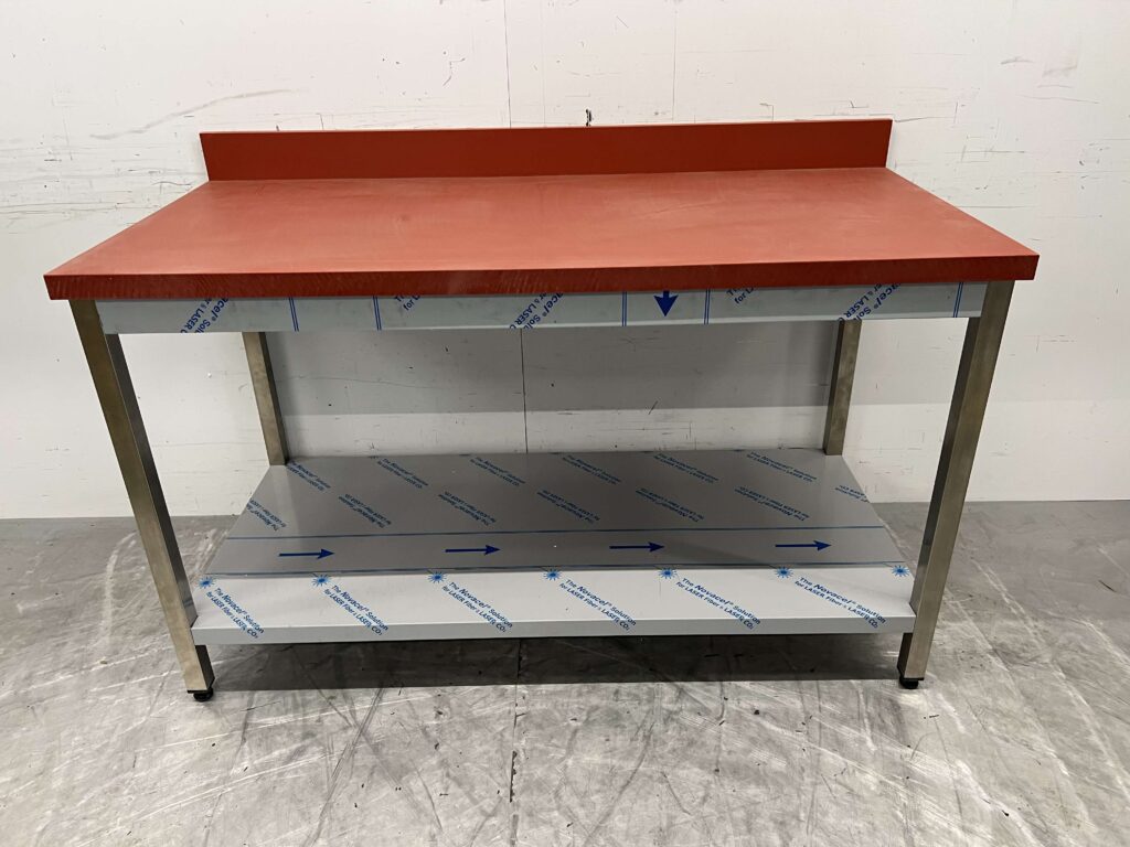 les Woedend mooi zo RVS Polyethylene PE Snijtafel Werktafel 150 cm Horeca Slagerij -  Horecacentrum Brabant