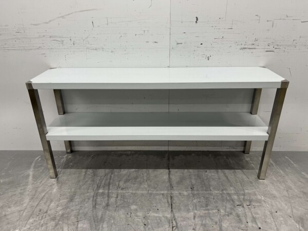 RVS Dubbele Etagère Brug 150 x 35 x 70 cm Horeca