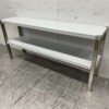RVS Dubbele Etagère Brug 150 x 35 x 70 cm Horeca - Afbeelding 2
