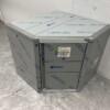 RVS Hoek Wandkast Kast Hoekkast Klapdeuren 72,5 x 72,5 cm Horeca