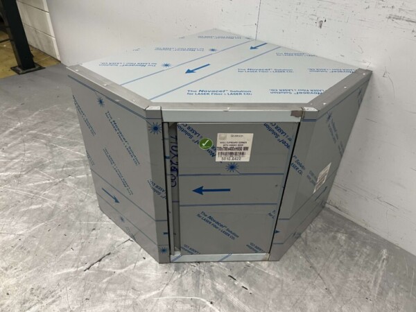RVS Hoek Wandkast Kast Hoekkast Klapdeuren 72,5 x 72,5 cm Horeca