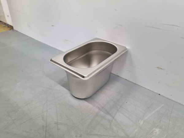 RVS HCB Gastronorm bak GN bak 1/9 Diepte 100 mm Horeca - Afbeelding 3
