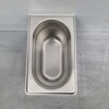 RVS HCB Gastronorm bak GN bak 1/9 Diepte 100 mm Horeca - Afbeelding 4