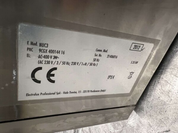 RVS Zanussi NUC3 Vaatwasser Vaatwasmachine Voorlader 400V Horeca - Afbeelding 5