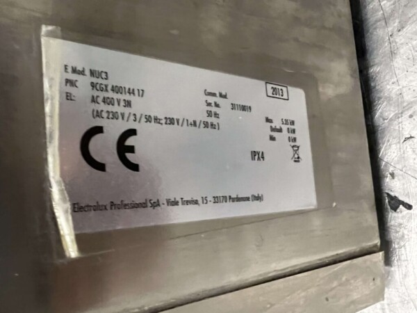 RVS Zanussi NUC3 Vaatwasser Vaatwasmachine Voorlader 400V Horeca - Afbeelding 5