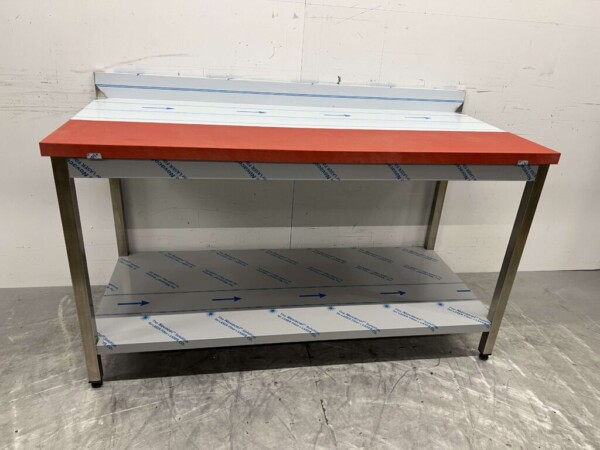 RVS Polyethylene PE Snijtafel Werktafel 160 cm Horeca Slagerij