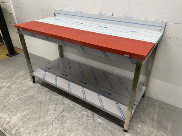 RVS Polyethylene PE Snijtafel Werktafel 160 cm Horeca Slagerij - Afbeelding 2