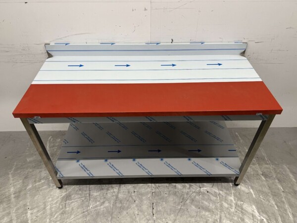 RVS Polyethylene PE Snijtafel Werktafel 160 cm Horeca Slagerij - Afbeelding 4