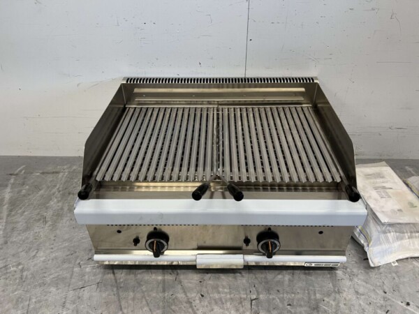 RVS Giga Lavagrill grill steengrill 80 cm Gas Horeca