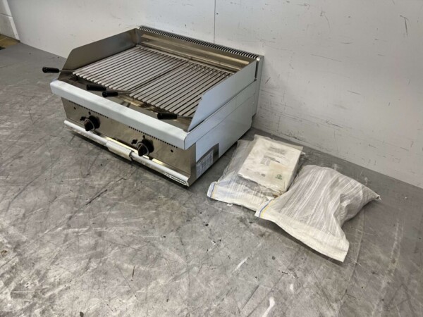 RVS Giga Lavagrill grill steengrill 80 cm Gas Horeca - Afbeelding 3