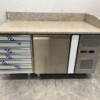 RVS GGG Pizzawerkbank Pizzatafel 1 deur 151,5 cm 230V Horeca