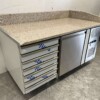 RVS GGG Pizzawerkbank Pizzatafel 1 deur 151,5 cm 230V Horeca - Afbeelding 3