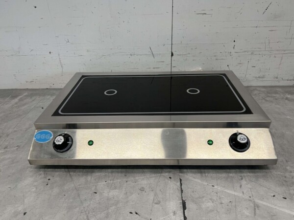RVS GGG Keramische dubbele kookplaat fornuis 230V Horeca
