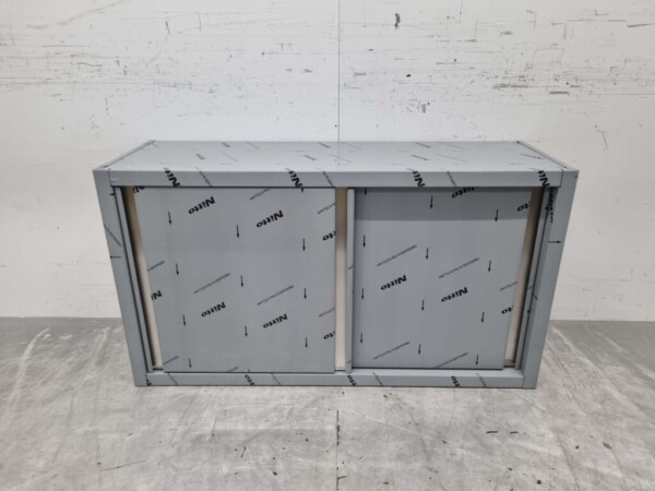 RVS Wandkast Kast Premium-line 2 Schuifdeuren 120 cm Horeca