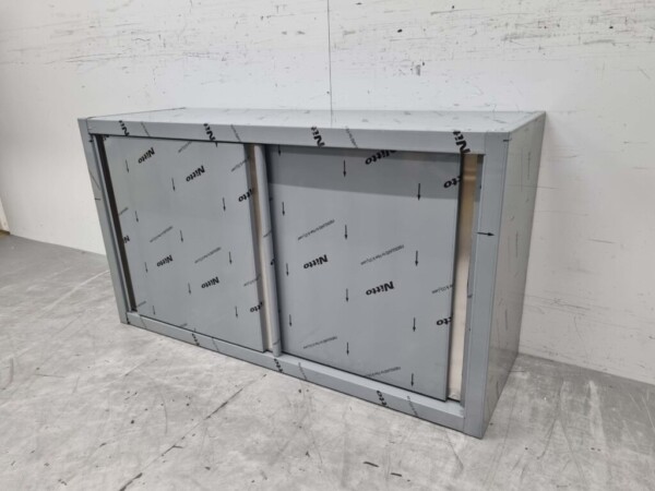 RVS Wandkast Kast Premium-line 2 Schuifdeuren 120 cm Horeca - Afbeelding 2