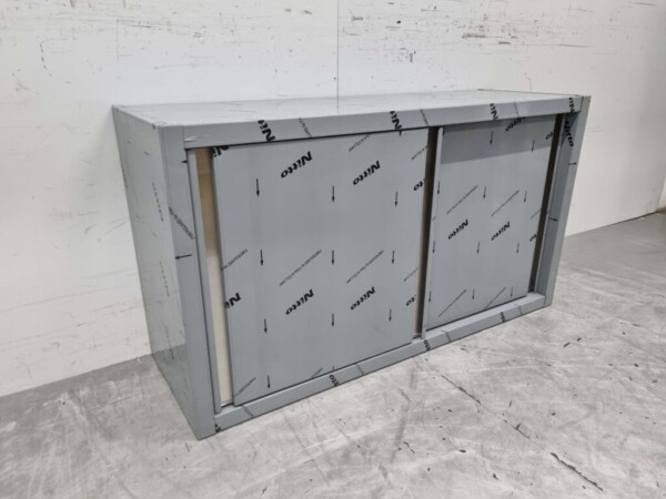 RVS Wandkast Kast Premium-line 2 Schuifdeuren 120 cm Horeca - Afbeelding 3