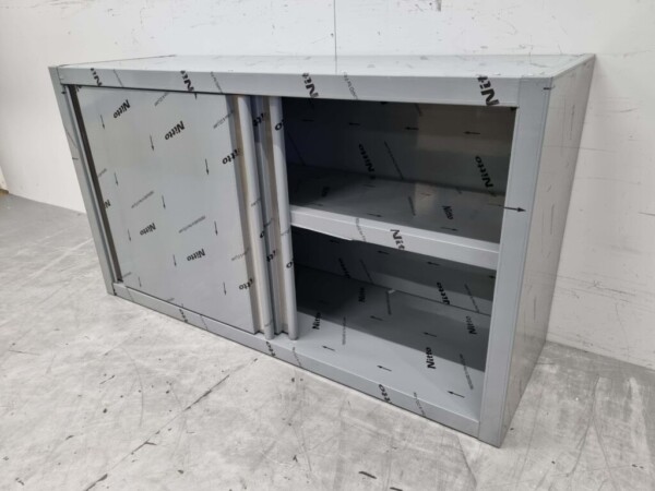RVS Wandkast Kast Premium-line 2 Schuifdeuren 120 cm Horeca - Afbeelding 4