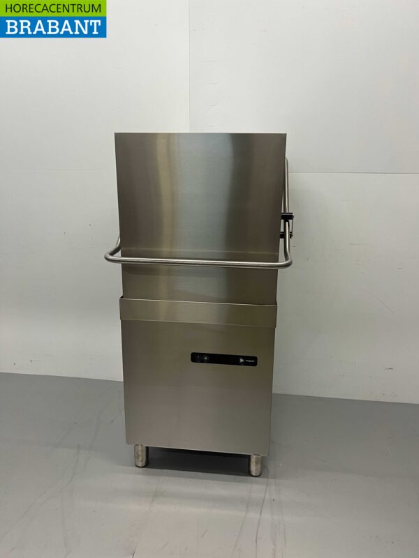 RVS Adler EVO 1000 Vaatwasser doorschuifvaatwasser met ingebouwde waterontharder 400V Horeca