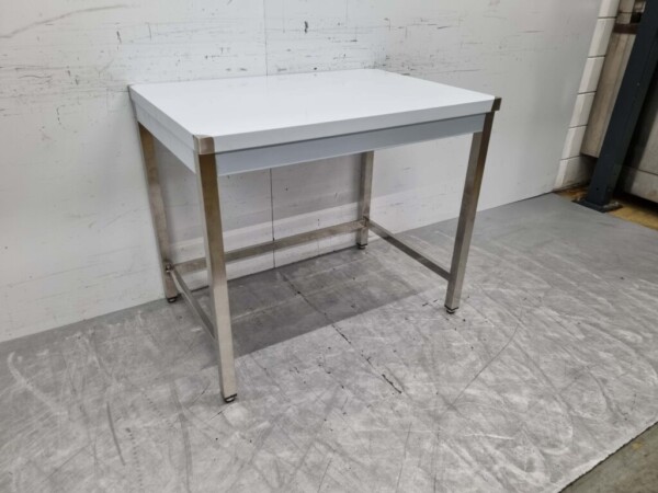 RVS Werktafel Tafel Basic-line 100 x 70 x 85 cm Horeca - Afbeelding 3