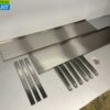 RVS Dubbel wandschap schap 200 x 40 cm Horeca - Afbeelding 3