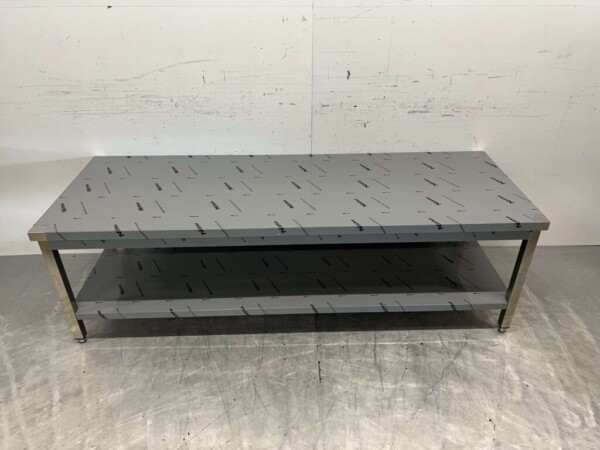 RVS Werktafel Tafel Premium-line 200 x 70 x 60 cm Horeca - Afbeelding 2