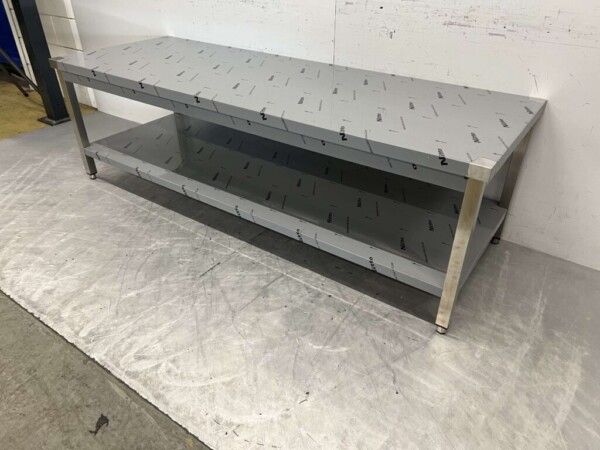 RVS Werktafel Tafel Premium-line 200 x 70 x 60 cm Horeca - Afbeelding 4