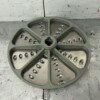RVS Snijschijf Rasp voor groentesnijmachine 5 mm groentesnijmachine Horeca - Afbeelding 2