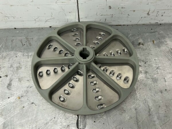 RVS Snijschijf Rasp voor groentesnijmachine 5 mm groentesnijmachine Horeca - Afbeelding 2