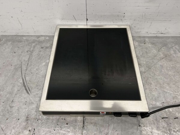 RVS Ubert Keramische Dubbele Grillplaat Bakplaat Kookplaat 50 cm 400V Horeca - Afbeelding 2