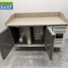 RVS Saro Pizzawerkbank Pizzatafel 2 deuren 151 cm 230V Horeca - Afbeelding 4