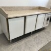 RVS Saro Pizzawerkbank Pizzatafel 3 deuren 202 cm 230V Horeca - Afbeelding 3
