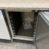 RVS Saro Pizzawerkbank Pizzatafel 3 deuren 202 cm 230V Horeca - Afbeelding 5