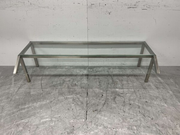 RVS Combisteel ademschot kuchscherm 156 cm Horeca