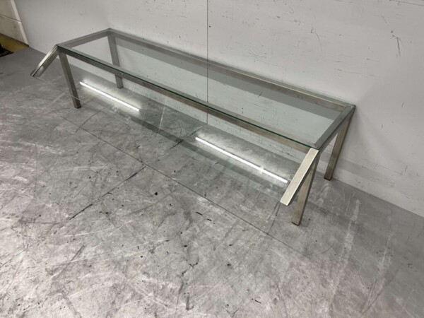 RVS Combisteel ademschot kuchscherm 156 cm Horeca - Afbeelding 3