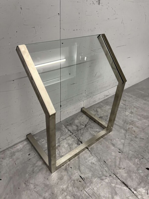 RVS Combisteel ademschot kuchscherm 51 cm Horeca - Afbeelding 2