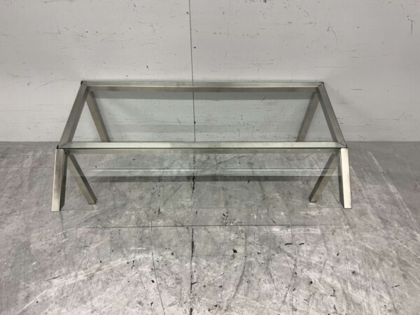 RVS Combisteel ademschot kuchscherm 106 cm Horeca - Afbeelding 2