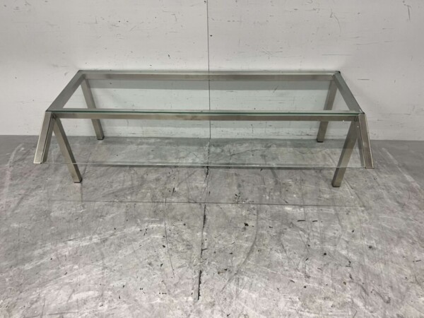 RVS Combisteel ademschot kuchscherm 126 cm Horeca