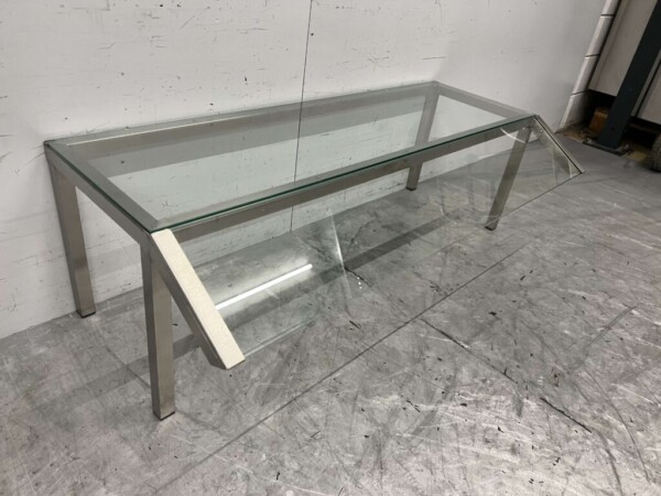 RVS Combisteel ademschot kuchscherm 126 cm Horeca - Afbeelding 2