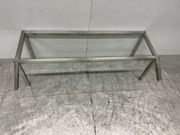 RVS Combisteel ademschot kuchscherm 126 cm Horeca - Afbeelding 4