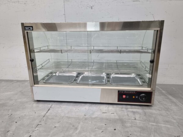 RVS Warmhoudvitrine 95 cm 230V Horeca - Afbeelding 4