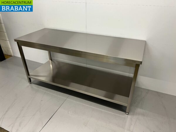 RVS HCB Werktafel Tafel Basic-line 180 x 70 x 85 cm Horeca - Afbeelding 2