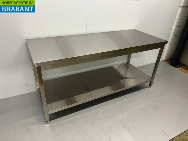 RVS HCB Werktafel Tafel Basic-line 180 x 70 x 85 cm Horeca - Afbeelding 3