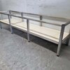 RVS Onderstel voor apparatuur op te zetten 241 x 53,5 x 62,5 cm Horeca - Afbeelding 2