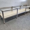 RVS Onderstel voor apparatuur op te zetten 241 x 53,5 x 62,5 cm Horeca - Afbeelding 3