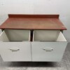 Polyethylene PE Werkkast Snijtafel 2 schuifbakken 150 cm Horeca Slagerij - Afbeelding 4