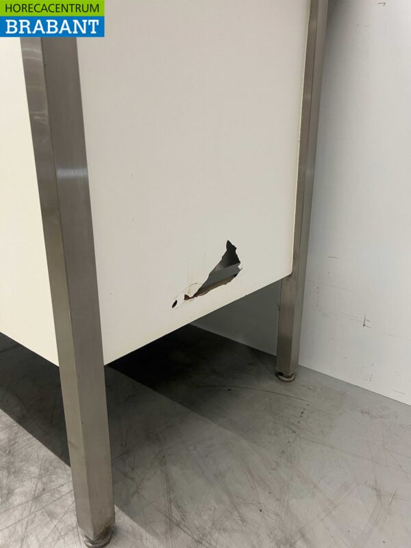 Polyethylene PE Werkkast Snijtafel 2 schuifbakken 150 cm Horeca Slagerij - Afbeelding 6